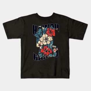 Hawaii Born and Raised Floral by Hawaii Nei All Day Kids T-Shirt